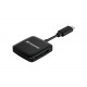 Четец за карти Transcend SD/microSD Card Reader, USB 3.2 Gen 1, Black, Type C Четец за карти Transcend SD/microSD Card Reader, USB 3.2 Gen 1, Black, Type C