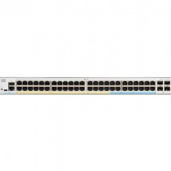 Комутатор Cisco Catalyst 1300 48-port GE, 4x10G SFP+ - Рутери и Суичове