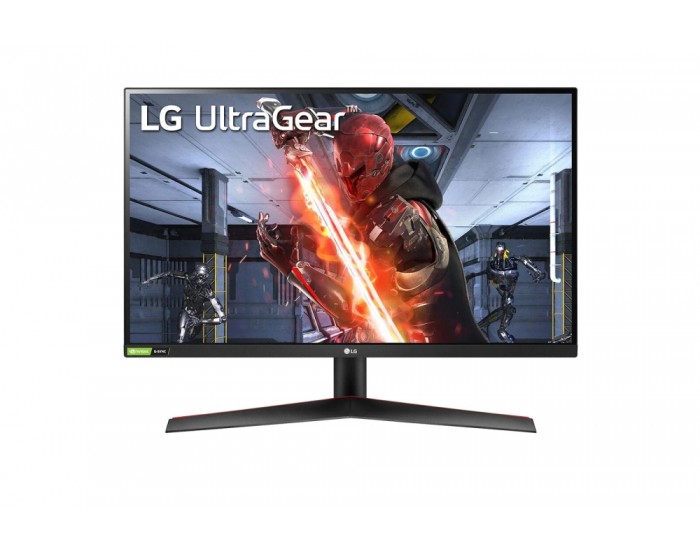 Монитор LG 27GN60R-B, UltraGear, 27" IPS, AG, 1ms GtG, 144Hz, 1000:1, 350cd/m2, Full HD 1920x1080, NVIDIA G-SYNC, Radeon FreeSync, HDR 10, sRGB 99%, HDMI, DisplayPort, Reader Mode, Headphone out, Tilt, Black Монитор LG 27GN60R-B, UltraGear, 27" IPS, AG, 1ms GtG, 144Hz, 1000:1, 350cd/m2, Full HD 1920x1080, NVIDIA G-SYNC, Radeon FreeSync, HDR 10, sRGB 99%, HDMI, DisplayPort, Reader Mode, Headphone out, Tilt, Black