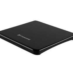 Оптично устройство Transcend 8X DVD, Slim Type, USB (Black), 13.9mm Thickness - Офис