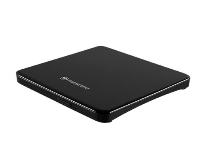 Оптично устройство Transcend 8X DVD, Slim Type, USB (Black), 13.9mm Thickness
