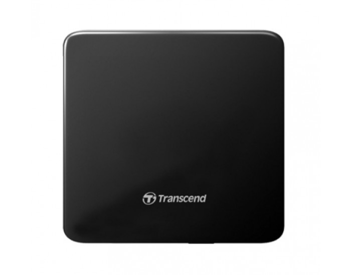 Оптично устройство Transcend 8X DVD, Slim Type, USB (Black), 13.9mm Thickness