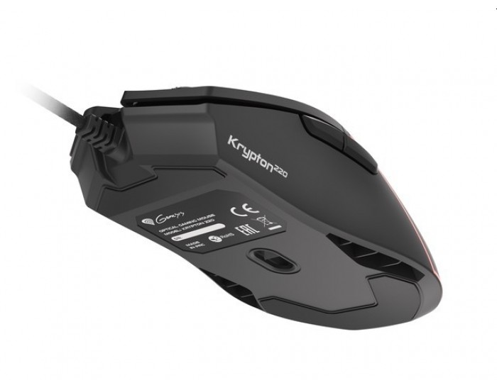 Мишка Genesis Gaming Mouse Krypton 220 RGB 6400 DPI With Software Black