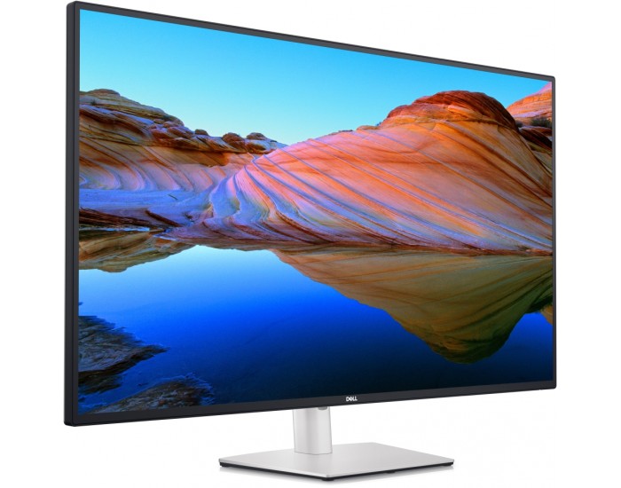 Монитор Dell U4323QE, 42.5" 4K UltraSharp AG, IPS, 5ms, 1000:1, 350 cd/m2, (3840x2160), 100% sRGB, 98% DCI-P3, HDMI, DP, USB-C Hub, USB 3.2, RJ-45, dual 8W speakers, ComfortView, Audio line-out, Height Adjustable, Pivot, Swivel, Tilt, Black Монитор Dell U4323QE, 42.5" 4K UltraSharp AG, IPS, 5ms, 1000:1, 350 cd/m2, (3840x2160), 100% sRGB, 98% DCI-P3, HDMI, DP, USB-C Hub, USB 3.2, RJ-45, dual 8W speakers, ComfortView, Audio line-out, Height Adjustable, Pivot, Swivel, Tilt, Black