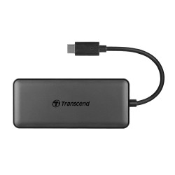 USB хъб Transcend 3-Port Hub,1-Port PD,SD/MicroSD Reader, USB 3.1 Gen 2,Type C - USB Хъбове, Четци и Флашки