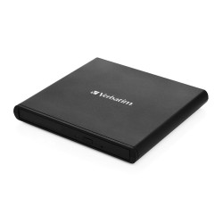 Оптично устройство Verbatim Mobile DVD ReWriter USB 2.0 Black (Light Version) - Офис