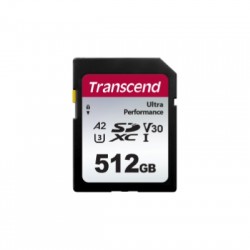 Памет Transcend 512GB SD Card UHS-I U3 A2 Ultra Performance - Офис техника