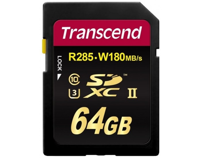 Памет Transcend 64GB SDXC Class3 UHS-II Card Памет Transcend 64GB SDXC Class3 UHS-II Card