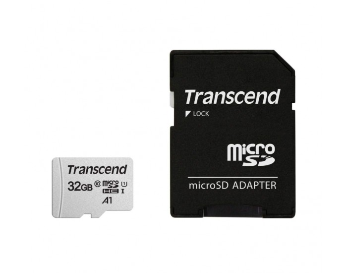 Памет Transcend 32GB microSD UHS-I U1 (with adapter)