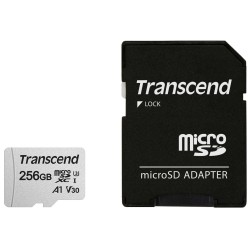 Памет Transcend 256GB microSD UHS-I U1 (with adapter) - Офис техника