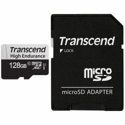 Памет Transcend 128GB microSD w/ adapter U1, High Endurance - Офис техника