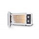 Микровълнова печка Sharp YC-MG01E-W, Manual control, Built-in microwave grill, Grill Power: 1000W, Cavity Material -steel, 20l, 800 W, White/Black door, Defrost, Cabinet Colour: White