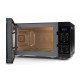 Микровълнова печка Sharp YC-MS02E-B, Fully Digital, Cavity Material -steel, 20l, 800 W, LED Display Blue, Timer & Clock function, Child lock, Silver/Black door, Defrost, Cabinet Colour: Black Микровълнова печка Sharp YC-MS02E-B, Fully Digital, Cavity Material -steel, 20l, 800 W, LED Display Blue, Timer & Clock function, Child lock, Silver/Black door, Defrost, Cabinet Colour: Black