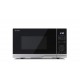Микровълнова печка Sharp YC-PS234AE-S, Semi Digital, Cavity Material -Grey painted, 23l, 900 W, LED Display White, Timer & Clock function, Child lock, Silver door, Defrost, Cabinet Colour: Silver Микровълнова печка Sharp YC-PS234AE-S, Semi Digital, Cavity Material -Grey painted, 23l, 900 W, LED Display White, Timer & Clock function, Child lock, Silver door, Defrost, Cabinet Colour: Silver