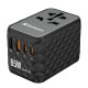 Адаптер Verbatim UTA-05 GaN III Universal Travel Adapter with 2 x USB-C PD 65W & QC 4+ / 2 x USB-A Адаптер Verbatim UTA-05 GaN III Universal Travel Adapter with 2 x USB-C PD 65W & QC 4+ / 2 x USB-A