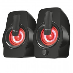 Тонколони TRUST Gemi 2.0 Speaker RGB Black - Офис техника