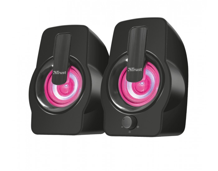 Тонколони TRUST Gemi 2.0 Speaker RGB Black Тонколони TRUST Gemi 2.0 Speaker RGB Black