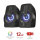 Тонколони TRUST Gemi 2.0 Speaker RGB Black Тонколони TRUST Gemi 2.0 Speaker RGB Black