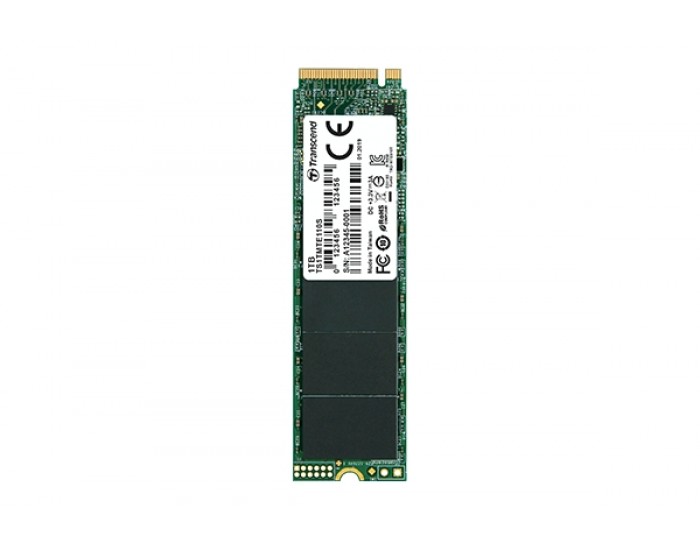 Твърд диск Transcend 1TB, M.2 2280,PCIe Gen3x4, M-Key, 3D TLC, DRAM-less Твърд диск Transcend 1TB, M.2 2280,PCIe Gen3x4, M-Key, 3D TLC, DRAM-less