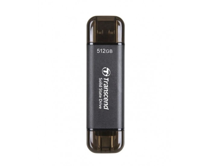 Твърд диск Transcend 512GB, External SSD, ESD310C, USB 10Gbps, Type C/A Твърд диск Transcend 512GB, External SSD, ESD310C, USB 10Gbps, Type C/A