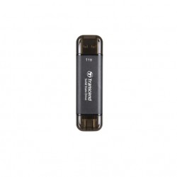 Твърд диск Transcend 1TB, External SSD, ESD310C, USB 10Gbps, Type C/A, Black - Офис техника