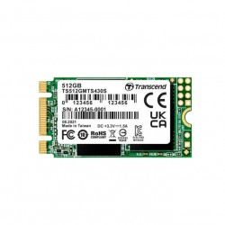 Твърд диск Transcend 512GB, M.2 2242 SSD, SATA3 B+M Key, TLC - Офис техника