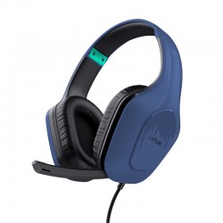 Слушалки TRUST GXT415 Zirox Headset Blue - Офис техника