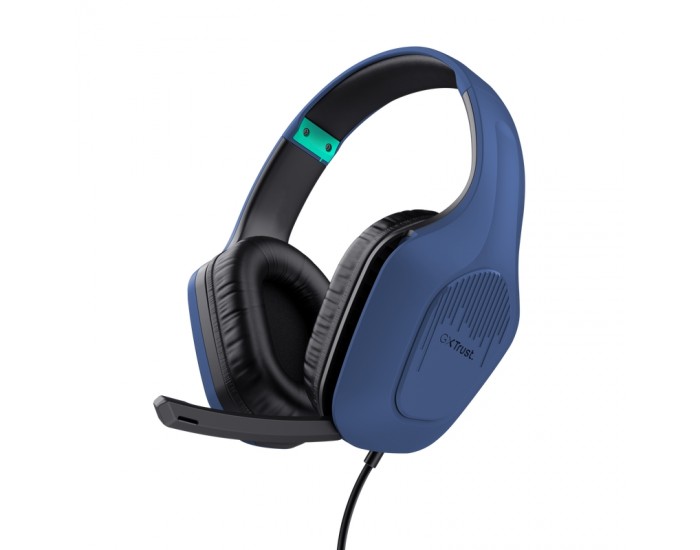 Слушалки TRUST GXT415 Zirox Headset Blue Слушалки TRUST GXT415 Zirox Headset Blue