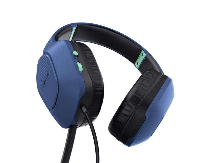 Слушалки TRUST GXT415 Zirox Headset Blue Слушалки TRUST GXT415 Zirox Headset Blue