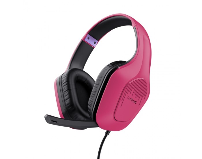Слушалки TRUST GXT415 Zirox Headset Pink Слушалки TRUST GXT415 Zirox Headset Pink