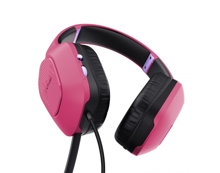 Слушалки TRUST GXT415 Zirox Headset Pink Слушалки TRUST GXT415 Zirox Headset Pink