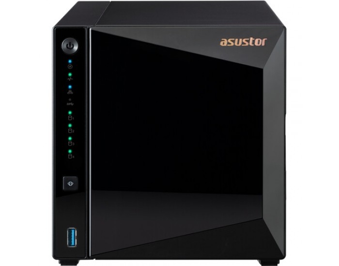 Мрежов сторидж Asustor AS3304T_V2, 4 bay NAS, Realtek RTD1619B, Quad-Core, 1.7GHz, 2GB DDR4 (not ex.), 2.5GbE x1, USB3.2 Gen1 x3, WOW (Wake on WAN), Ttoolless installation, with hot-swappable tray, hardware encryption, MyArchive, EZ connect, EZ Sync, WoL, Мрежов сторидж Asustor AS3304T_V2, 4 bay NAS, Realtek RTD1619B, Quad-Core, 1.7GHz, 2GB DDR4 (not ex.), 2.5GbE x1, USB3.2 Gen1 x3, WOW (Wake on WAN), Ttoolless installation, with hot-swappable tray, hardware encryption, MyArchive, EZ connect, EZ Sync, WoL,