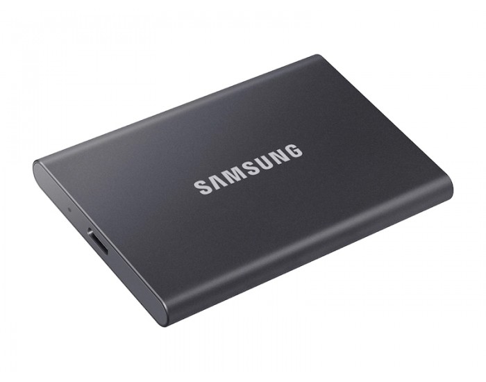 Твърд диск Samsung Portable SSD T7 2TB, USB 3.2, Read 1050 MB/s Write 1000 MB/s, Titan Gray Твърд диск Samsung Portable SSD T7 2TB, USB 3.2, Read 1050 MB/s Write 1000 MB/s, Titan Gray