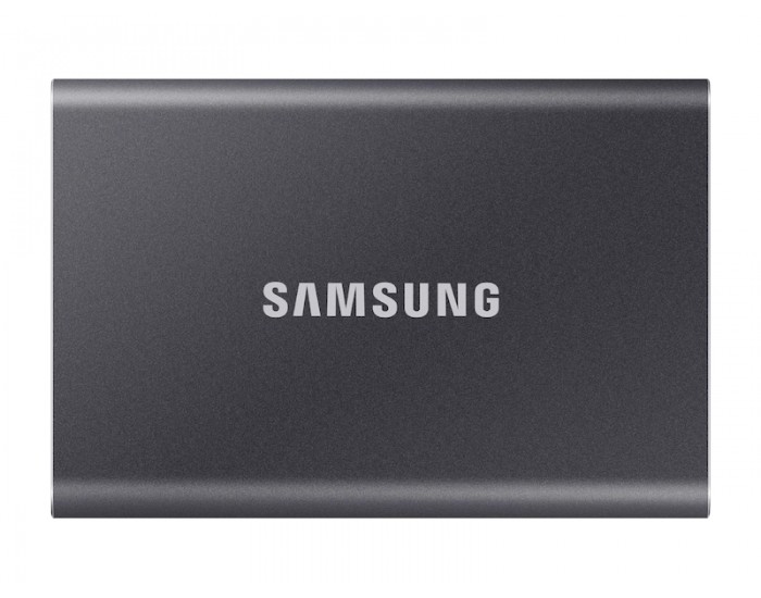Твърд диск Samsung Portable SSD T7 2TB, USB 3.2, Read 1050 MB/s Write 1000 MB/s, Titan Gray Твърд диск Samsung Portable SSD T7 2TB, USB 3.2, Read 1050 MB/s Write 1000 MB/s, Titan Gray