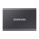 Твърд диск Samsung Portable SSD T7 2TB, USB 3.2, Read 1050 MB/s Write 1000 MB/s, Titan Gray Твърд диск Samsung Portable SSD T7 2TB, USB 3.2, Read 1050 MB/s Write 1000 MB/s, Titan Gray