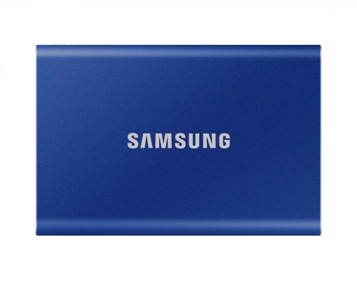 Твърд диск Samsung Portable SSD T7 2TB, USB 3.2, Read 1050 MB/s Write 1000 MB/s, Indigo Blue Твърд диск Samsung Portable SSD T7 2TB, USB 3.2, Read 1050 MB/s Write 1000 MB/s, Indigo Blue