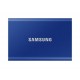 Твърд диск Samsung Portable SSD T7 2TB, USB 3.2, Read 1050 MB/s Write 1000 MB/s, Indigo Blue Твърд диск Samsung Portable SSD T7 2TB, USB 3.2, Read 1050 MB/s Write 1000 MB/s, Indigo Blue