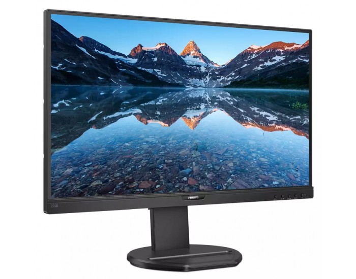 Монитор Philips 276B9/00, 27" IPS WLED, 2560x1440@75Hz, 4ms GtG, 350cd/m2, 1000:1, DCR 50M:1, Adaptive Sync, FlickerFree, Low Blue Mode, 2Wx2, Tilt, Height Adjust, Pivot, Swivel, HDMI, DP, USB hub Монитор Philips 276B9/00, 27" IPS WLED, 2560x1440@75Hz, 4ms GtG, 350cd/m2, 1000:1, DCR 50M:1, Adaptive Sync, FlickerFree, Low Blue Mode, 2Wx2, Tilt, Height Adjust, Pivot, Swivel, HDMI, DP, USB hub