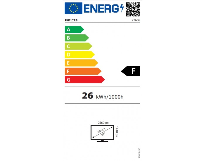 Монитор Philips 276B9/00, 27" IPS WLED, 2560x1440@75Hz, 4ms GtG, 350cd/m2, 1000:1, DCR 50M:1, Adaptive Sync, FlickerFree, Low Blue Mode, 2Wx2, Tilt, Height Adjust, Pivot, Swivel, HDMI, DP, USB hub Монитор Philips 276B9/00, 27" IPS WLED, 2560x1440@75Hz, 4ms GtG, 350cd/m2, 1000:1, DCR 50M:1, Adaptive Sync, FlickerFree, Low Blue Mode, 2Wx2, Tilt, Height Adjust, Pivot, Swivel, HDMI, DP, USB hub