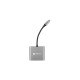 Докинг станция Natec USB-C Multiport Adapter 3 in 1 Fowler MINI USB 3.0, HDMI 4K, USB-C PD Докинг станция Natec USB-C Multiport Adapter 3 in 1 Fowler MINI USB 3.0, HDMI 4K, USB-C PD