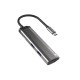 Докинг станция Natec Fowler Multiport Adapter 4 in 1, 2xUSB 3.0 HUB, HDMI 4K, USB-C PD, Slim Докинг станция Natec Fowler Multiport Adapter 4 in 1, 2xUSB 3.0 HUB, HDMI 4K, USB-C PD, Slim