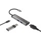 Докинг станция Natec Fowler Multiport Adapter 4 in 1, 2xUSB 3.0 HUB, HDMI 4K, USB-C PD, Slim Докинг станция Natec Fowler Multiport Adapter 4 in 1, 2xUSB 3.0 HUB, HDMI 4K, USB-C PD, Slim