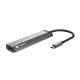 Докинг станция Natec Fowler Multiport Adapter 4 in 1, 2xUSB 3.0 HUB, HDMI 4K, USB-C PD, Slim Докинг станция Natec Fowler Multiport Adapter 4 in 1, 2xUSB 3.0 HUB, HDMI 4K, USB-C PD, Slim