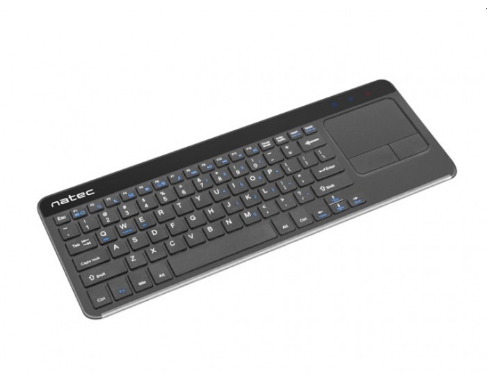 Клавиатура Natec wireless keyboard Turbot slim touch pad x-scissors us layout Клавиатура Natec wireless keyboard Turbot slim touch pad x-scissors us layout