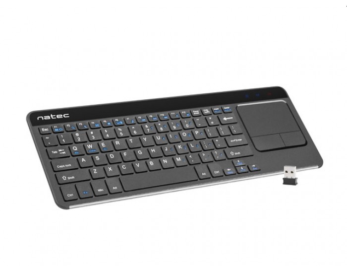 Клавиатура Natec wireless keyboard Turbot slim touch pad x-scissors us layout Клавиатура Natec wireless keyboard Turbot slim touch pad x-scissors us layout