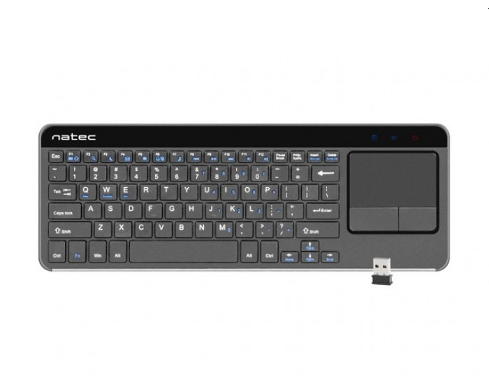 Клавиатура Natec wireless keyboard Turbot slim touch pad x-scissors us layout Клавиатура Natec wireless keyboard Turbot slim touch pad x-scissors us layout