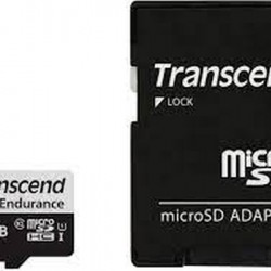 Памет Transcend 32GB microSD w/ adapter U1, High Endurance - Офис техника