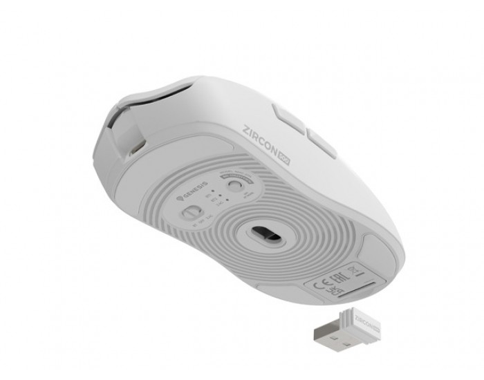 Мишка Genesis Wireless Gaming Mouse Zircon 5000 10000Dpi White Мишка Genesis Wireless Gaming Mouse Zircon 5000 10000Dpi White