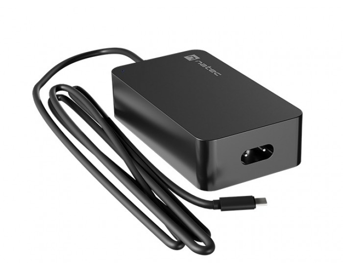 Адаптер Natec Universal Laptop-Tablet-SP Charger Grayling USB-C 65W Адаптер Natec Universal Laptop-Tablet-SP Charger Grayling USB-C 65W