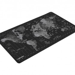 Подложка за мишка Natec Mouse Pad Time Zone Map MAXI 800x400 mm - Клавиатури, Мишки и Падове